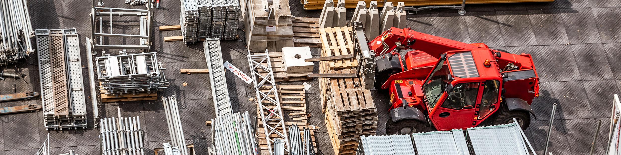 Materialschwund am Bau