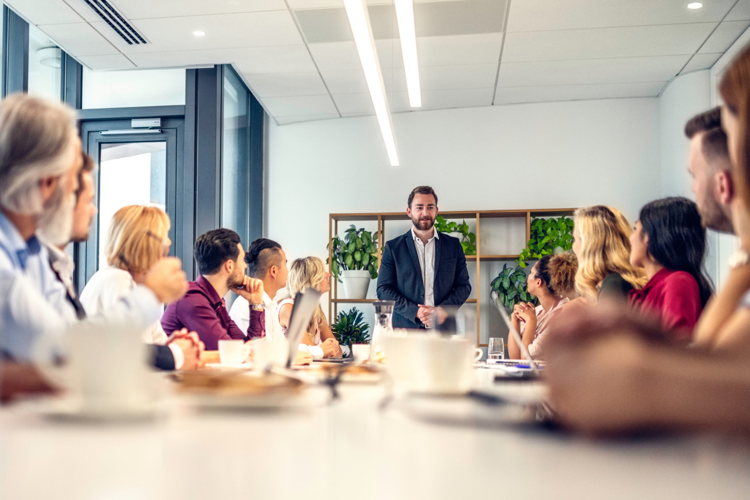 Überschrift Management von Unternehmensangelegenheiten