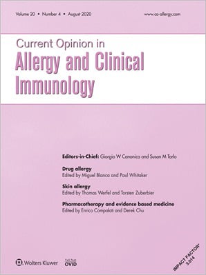 Current Opinion in Allergy and Clinical Immunology