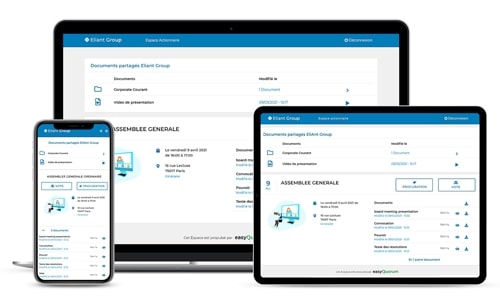 Omgeving voor aandeelhouders/directie