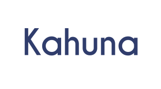 Blue lettering splelling Kahuna
