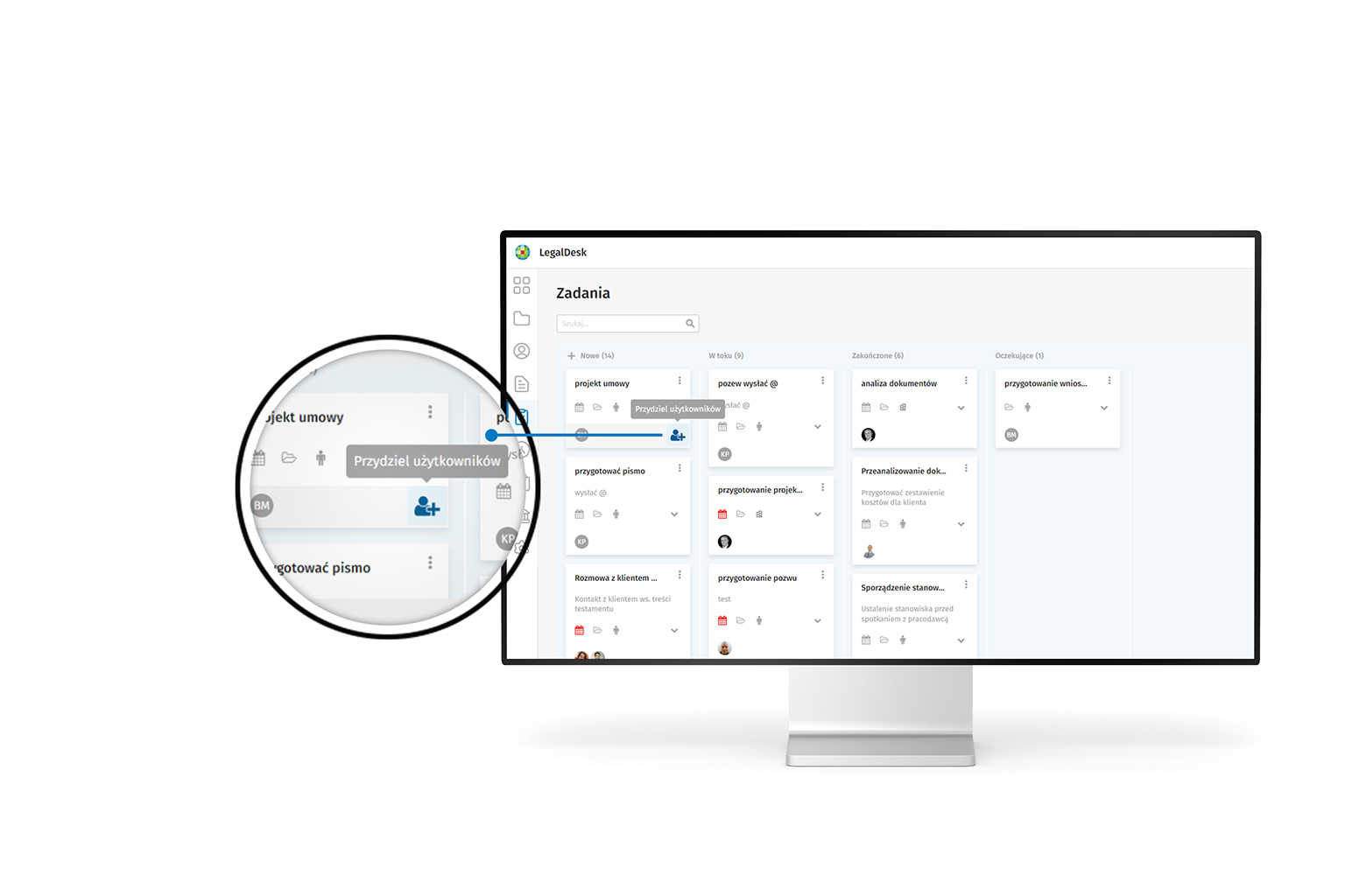 LegalDesk - Kontroluj zadania zespołu i dbaj o efektywność