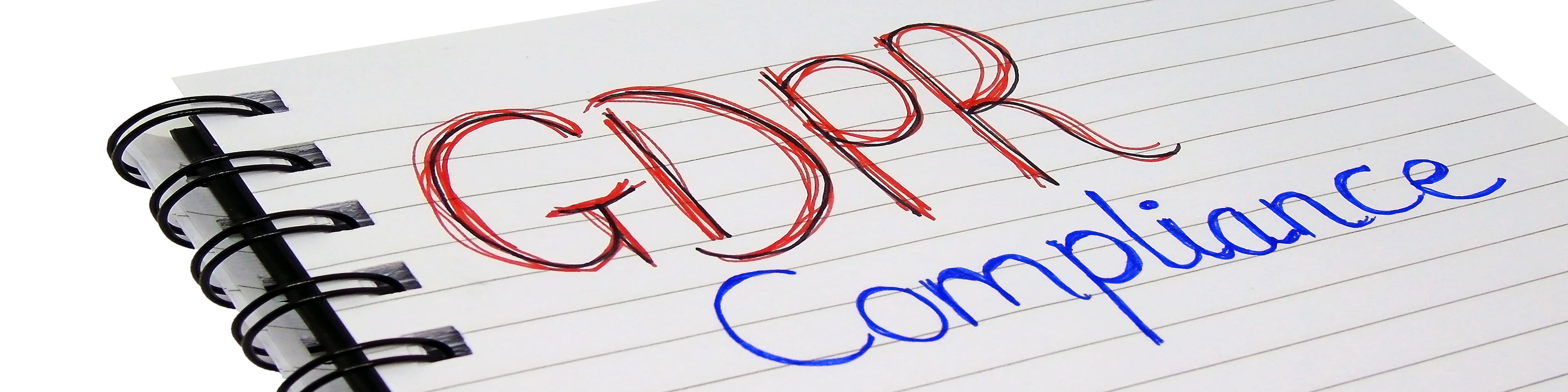 Schrift met handgeschreven tekst GDPR Compliance