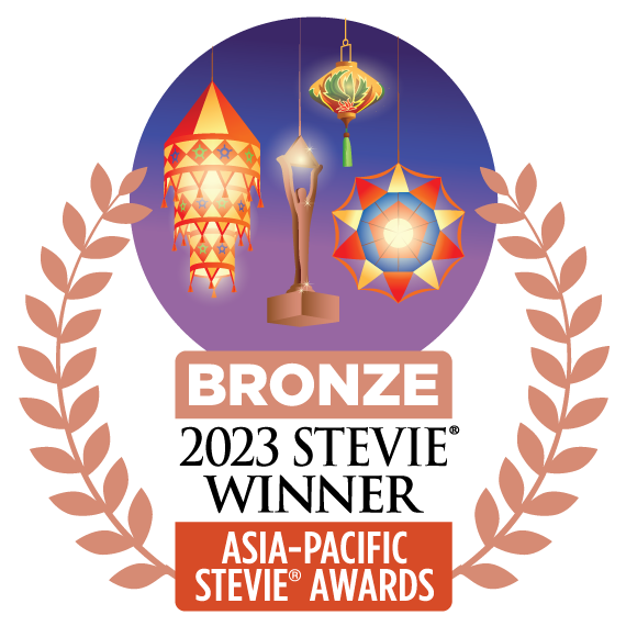 2023 Stevie Winner, Asia-Pacific Stevie Award, bronze