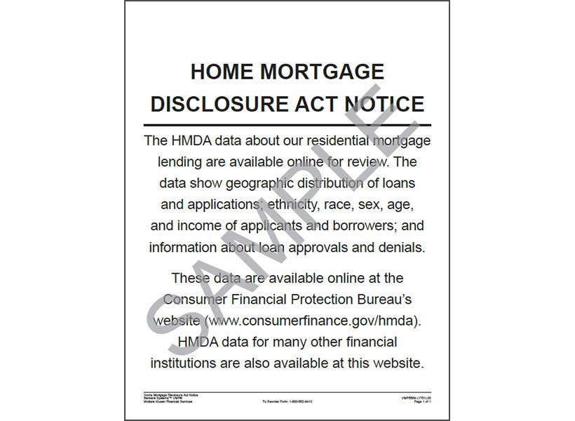 HMDA Notice