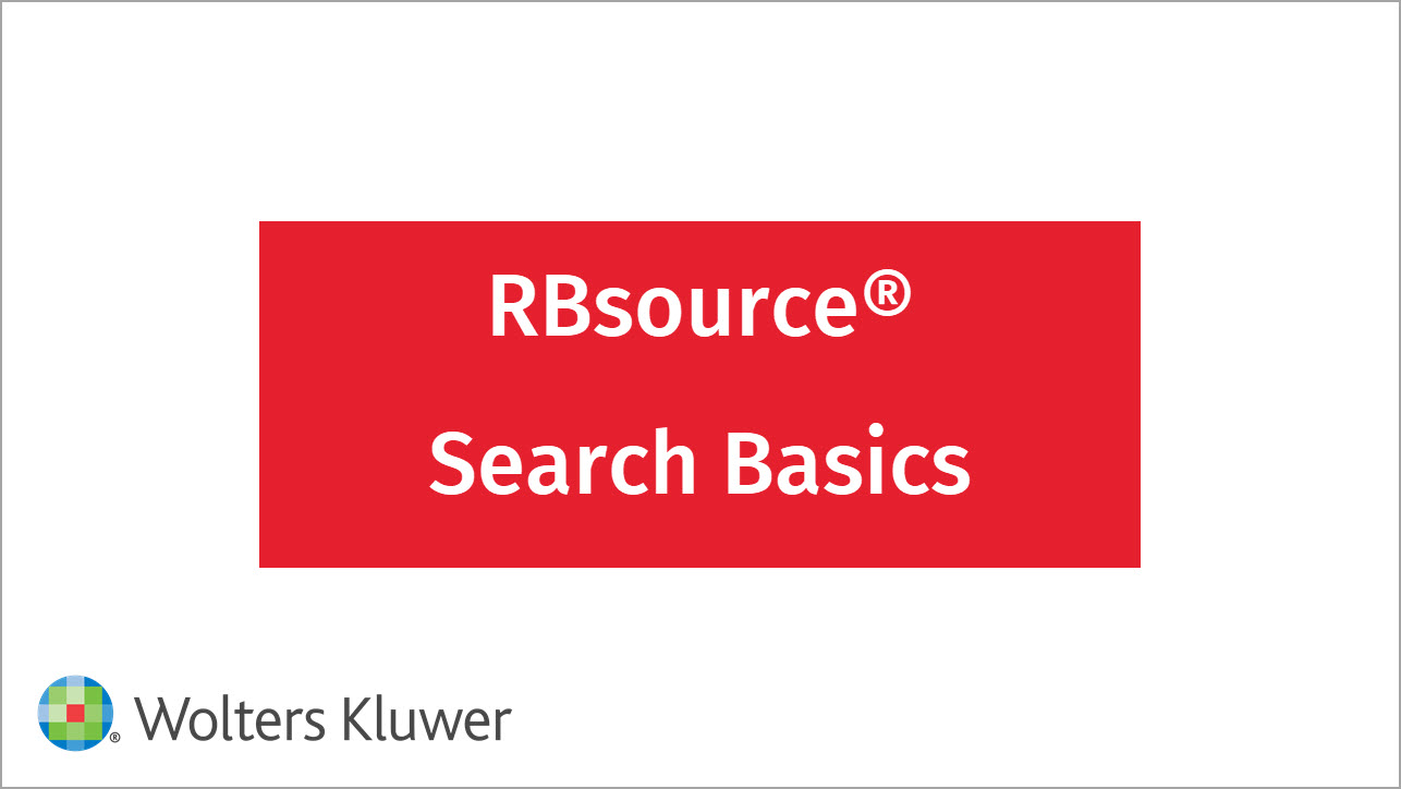RBsource Search Basics