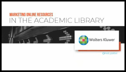 Screenshot of Marketing Online Resources in the Academic Library video