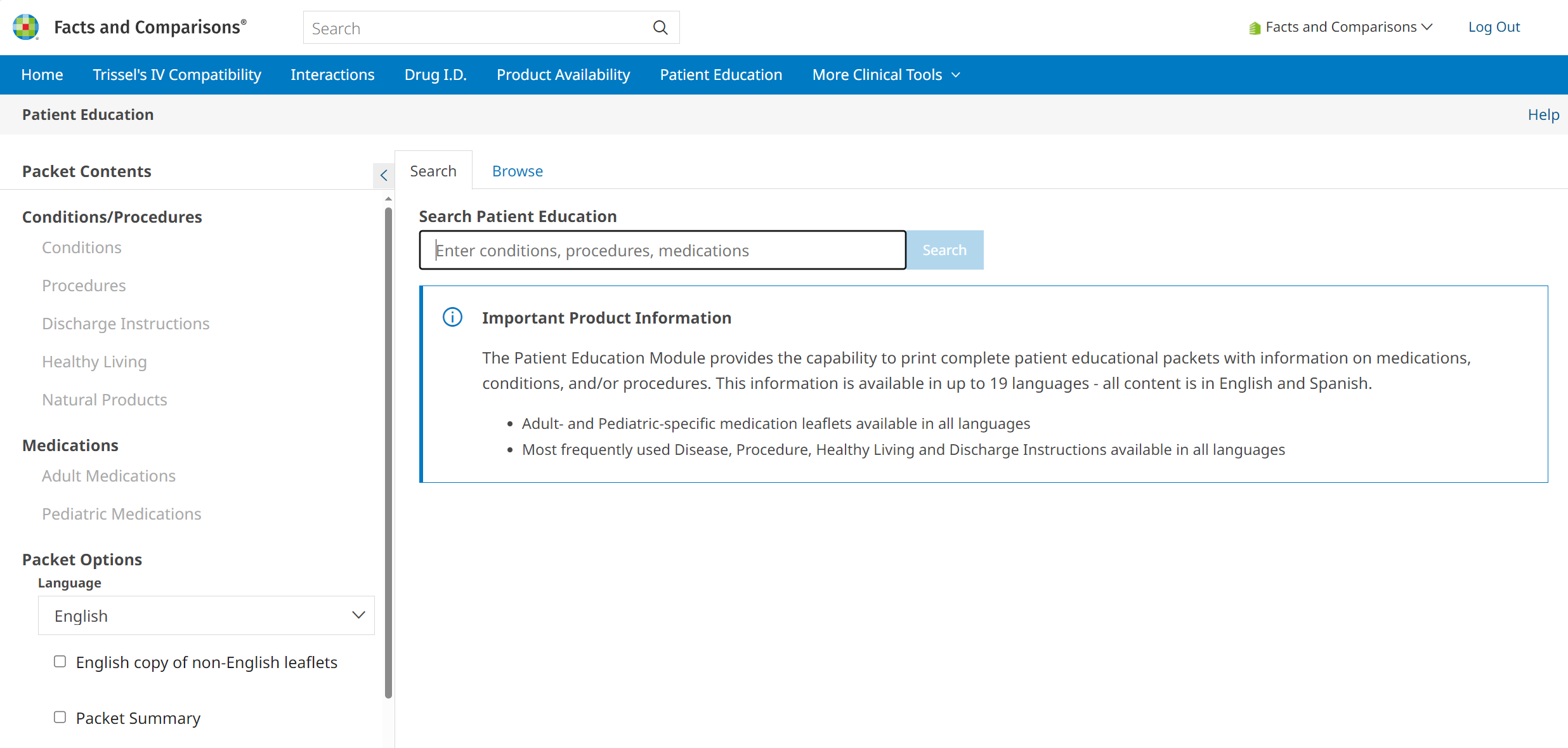 Patient Education Databases