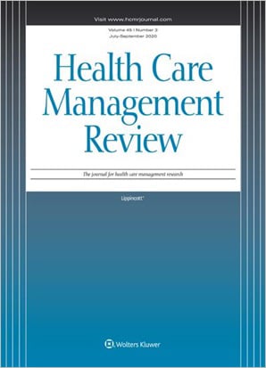 Health Care Management Review cover