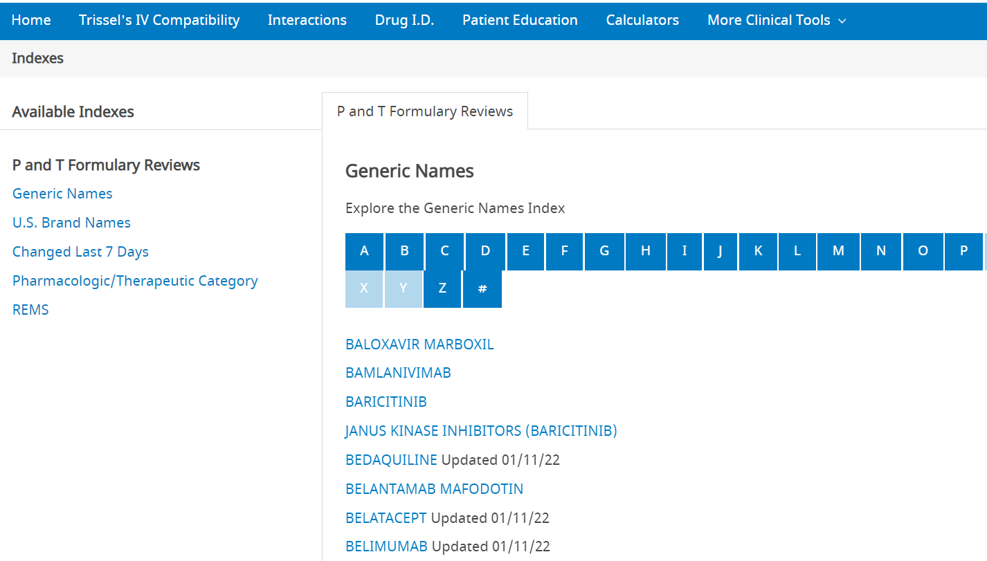 Formulary Monograph Service 3