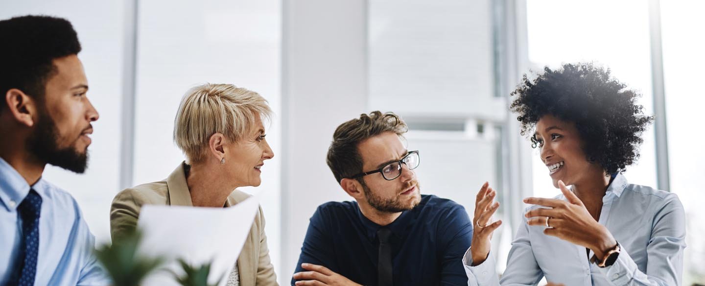 people having a business meeting