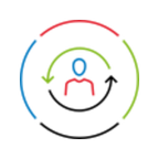 person-circle-arrows-secondary-multicolor