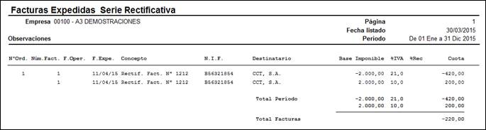 factura rectificativa ejemplo