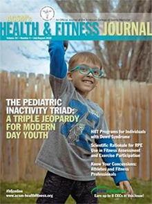 ACSMs Health and Fitness Journal