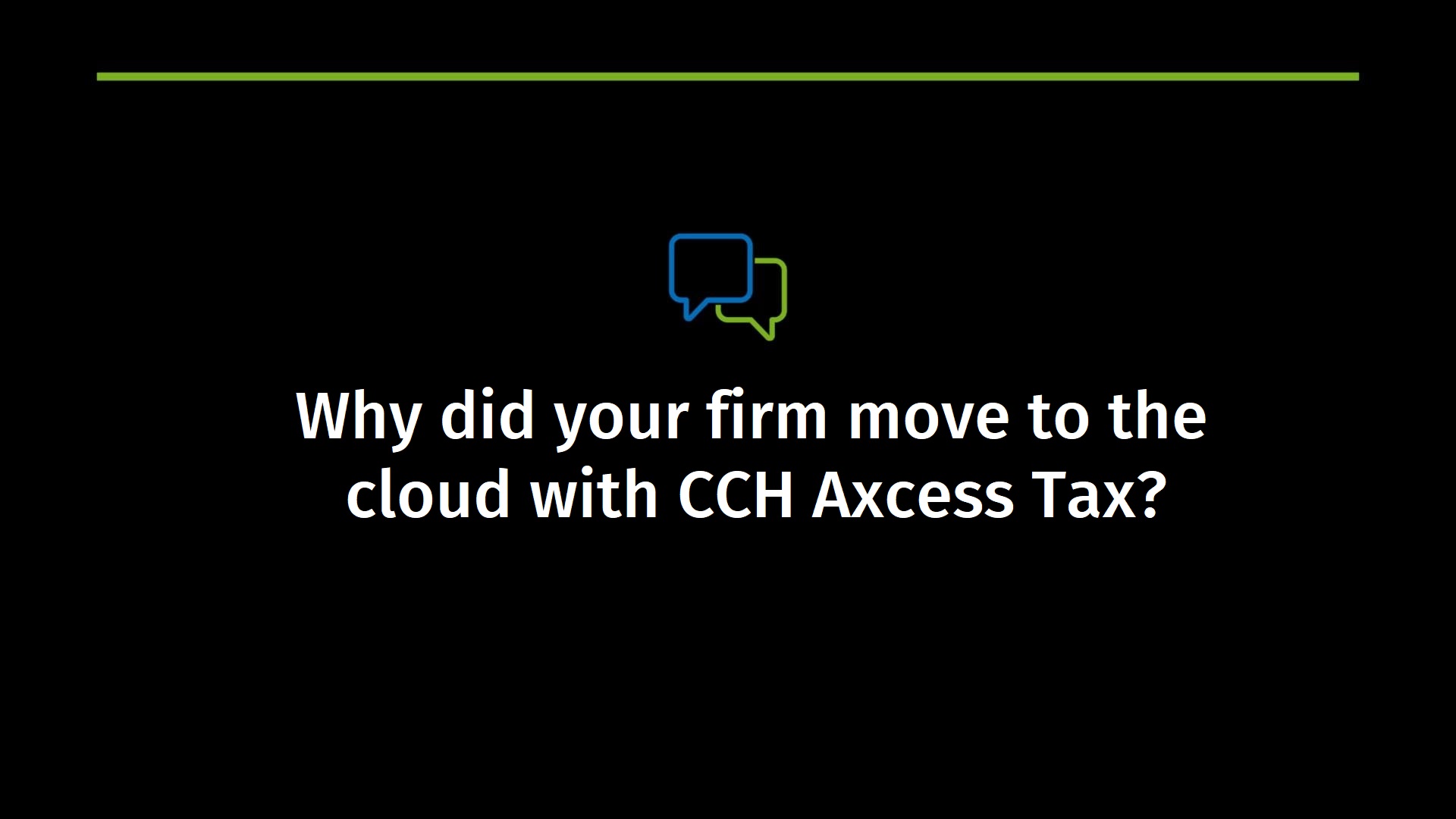 Why did your firm move to the cloud?