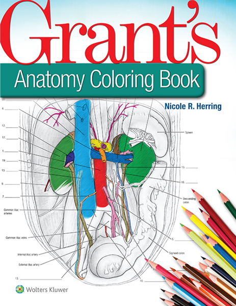 Grant's Anatomy Coloring Book book cover
