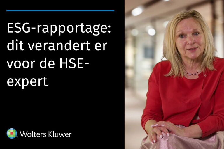 <p>Video over ESG-rapportage dit verandert er voor de HSE-expert met expert Hildegard Deweerdt</p>