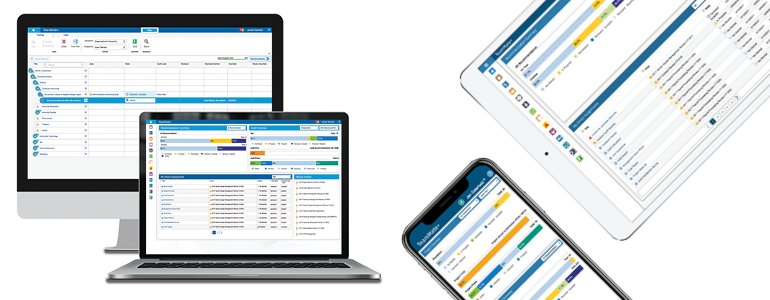 TeamMate+ on desktop, laptop, mobile, and tablet