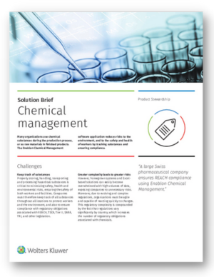 chemical management preview