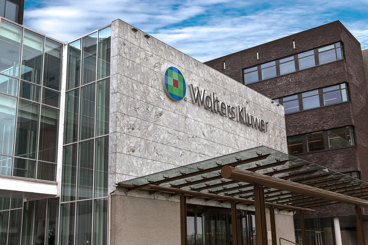 Wolters Kluwer global headquarters, medium shot