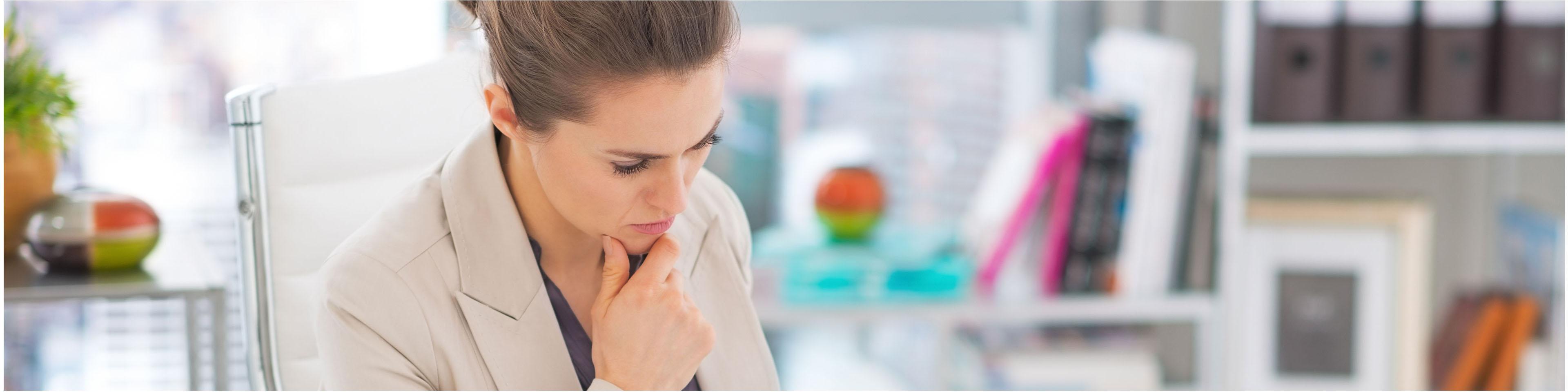 woman looking concerned about multiple jurisdictions