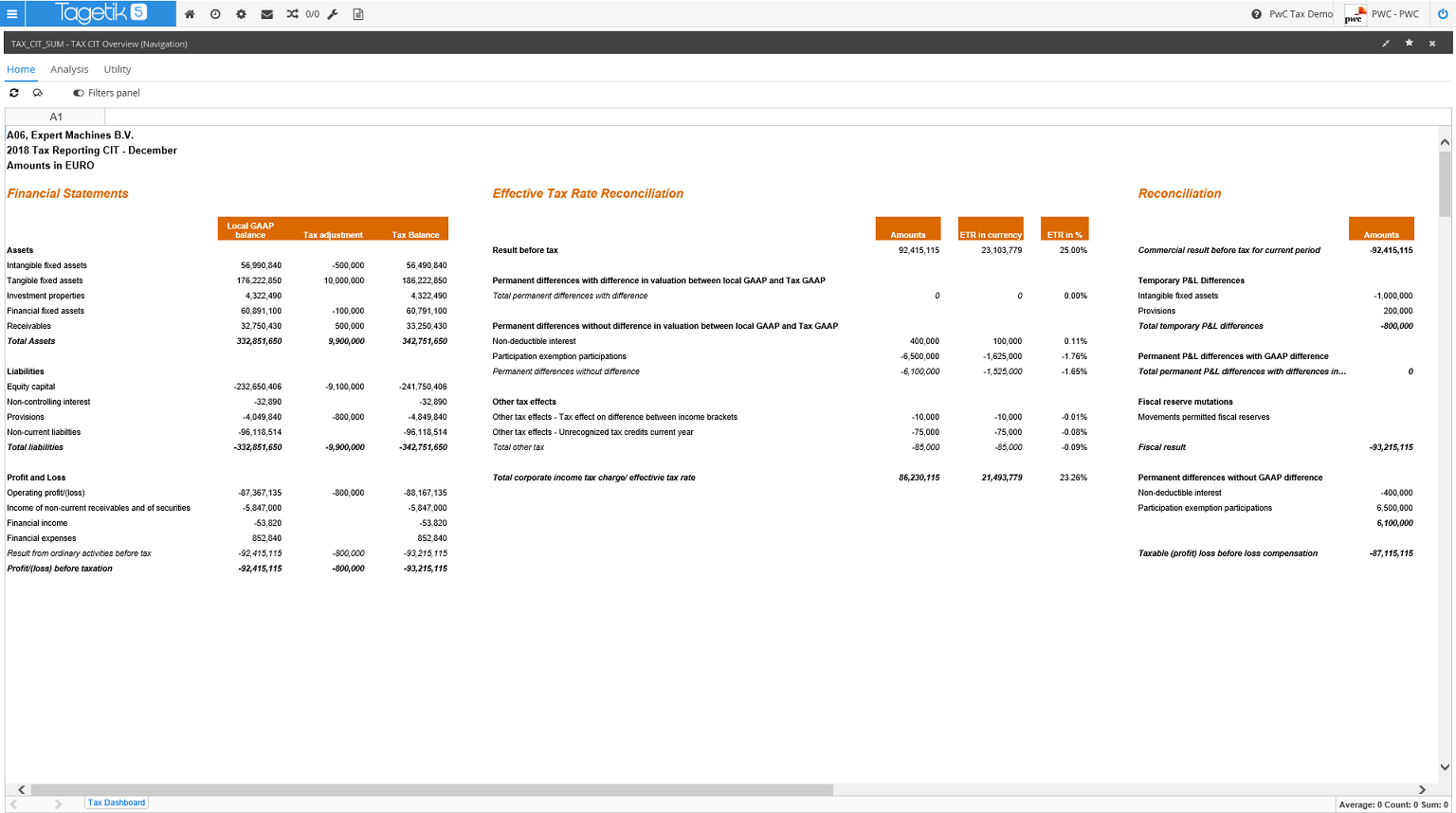 Full Tax Accounting Module