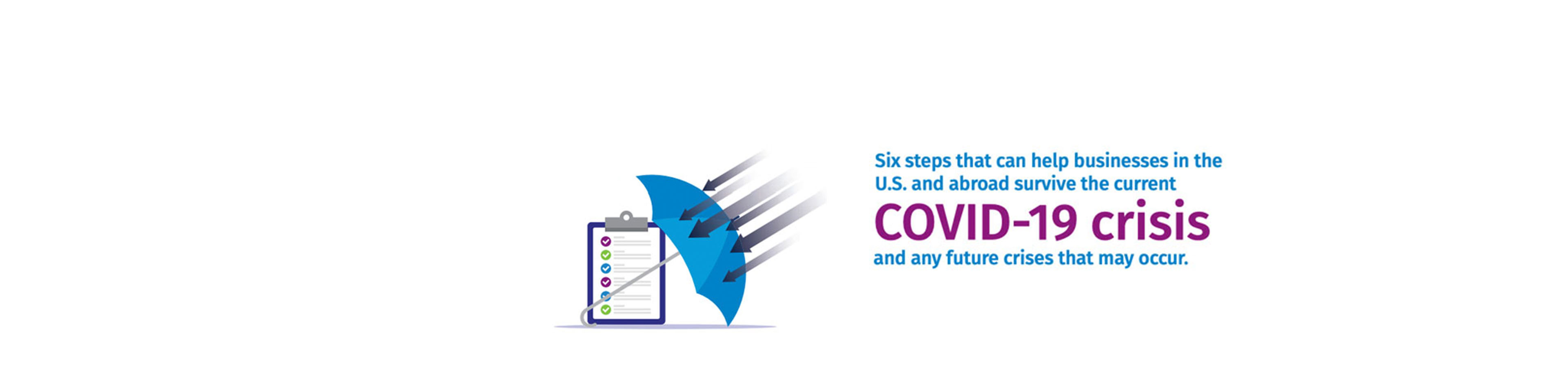 COVID-19 and corporate compliance: Six steps to weather the storm [Infographic]
