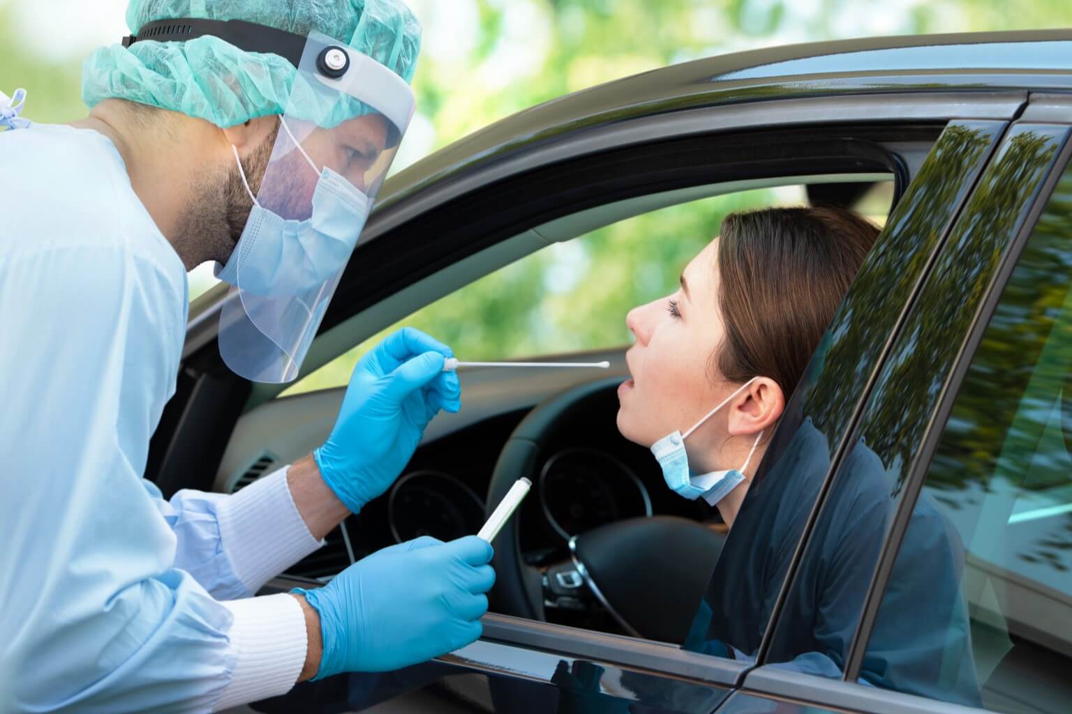 COVID-19 drivethru testing