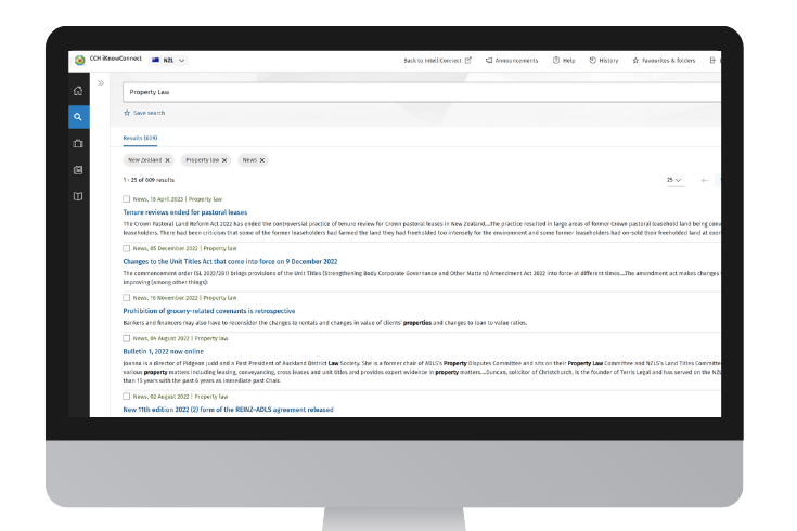 CCH iKnowConnect - Property Law News  - 3