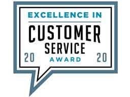 2020 BIG Award for Excellence in Customer Service  
