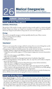 Screenshot of first page of chapter 26 from The Washington Manual of Medical Therapeutics