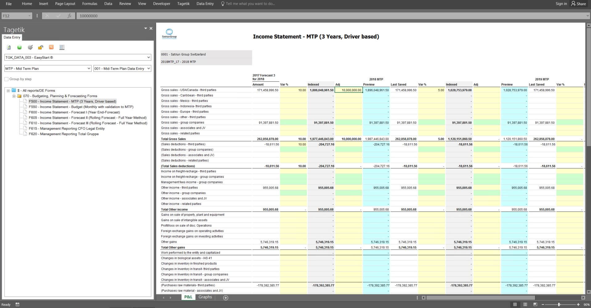 Pre-Defined Templates for Your Planning