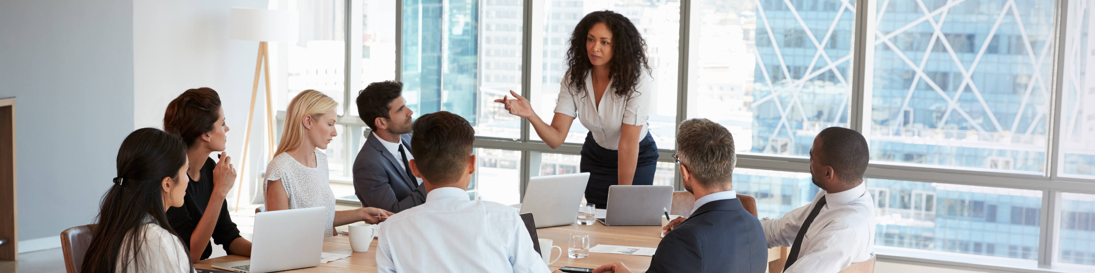 Businesswoman-stands-to-address-meeting-around-board-table.jpeg