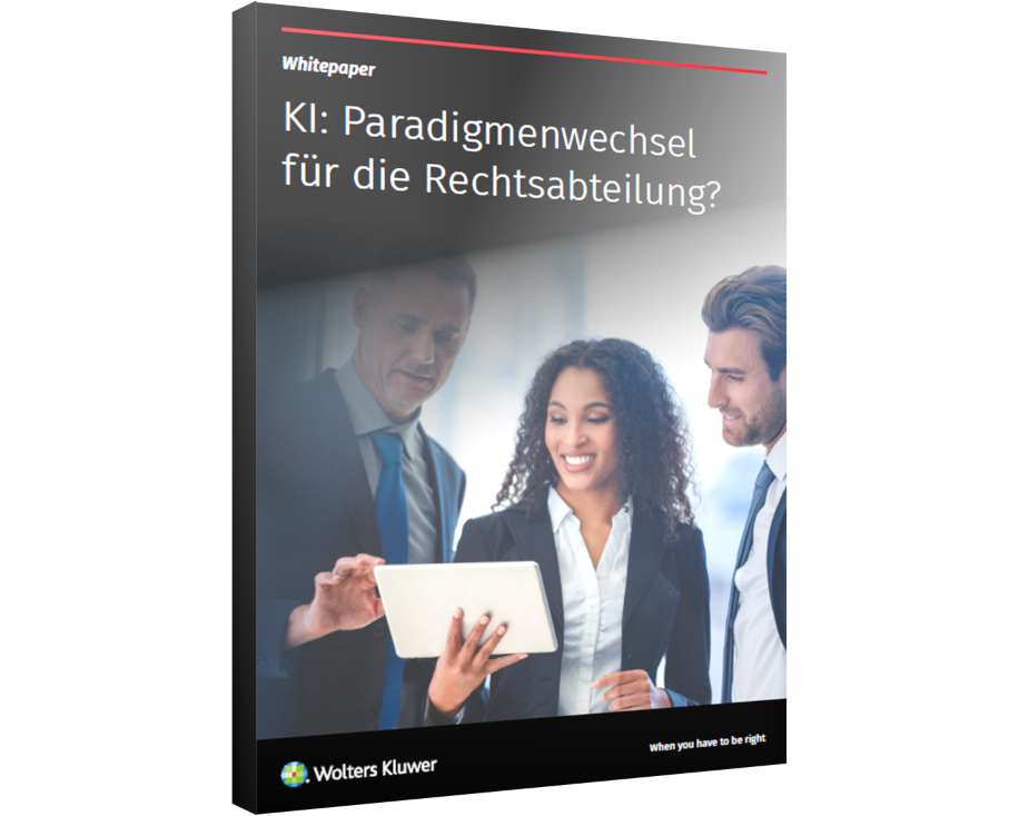 Whitepaper KI - Paradigmenwechsel für die Rechtsabteilung