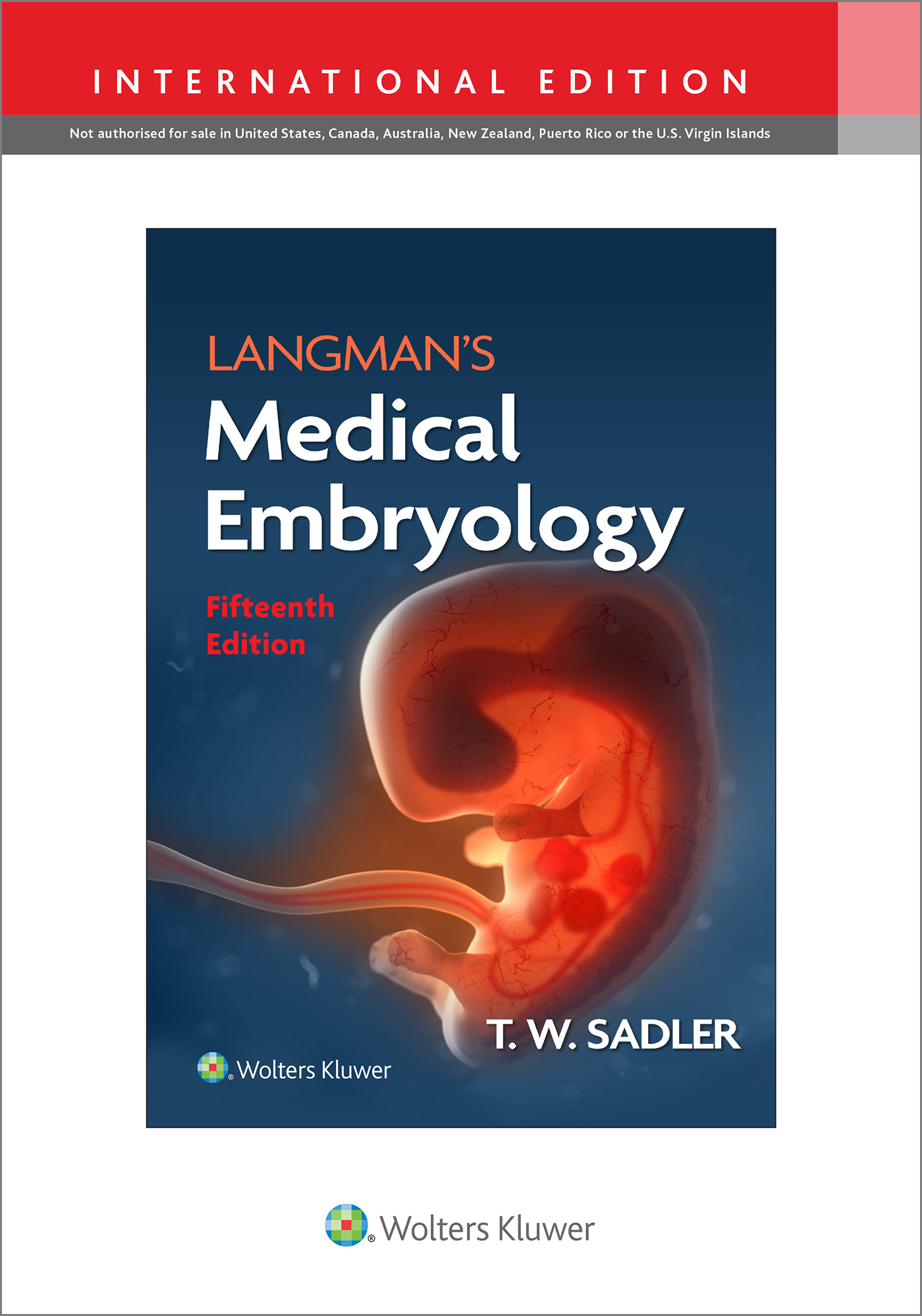 Cover image for Medical Embryology - 15e