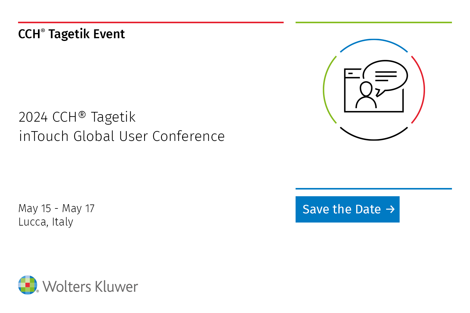 2024 CCH® Tagetik inTouch Global User Conference Wolters Kluwer