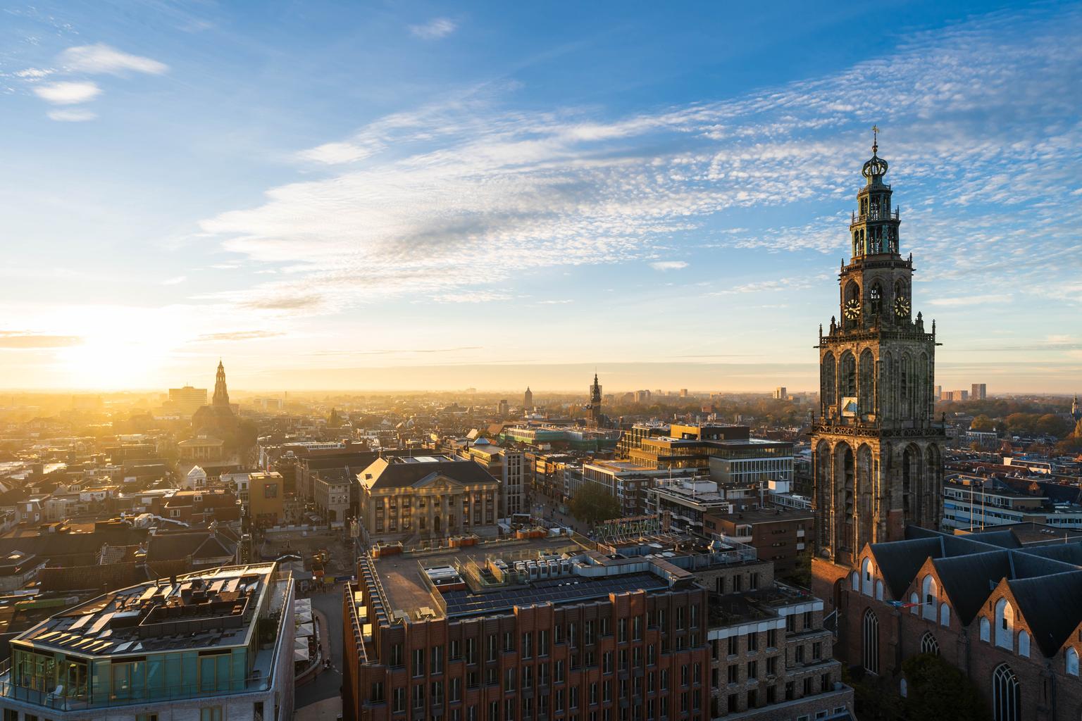 Groningen skyline - artikel Verstappen