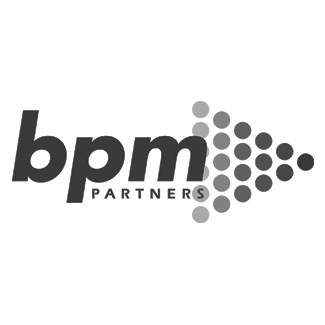 BPM Partners black and white logo