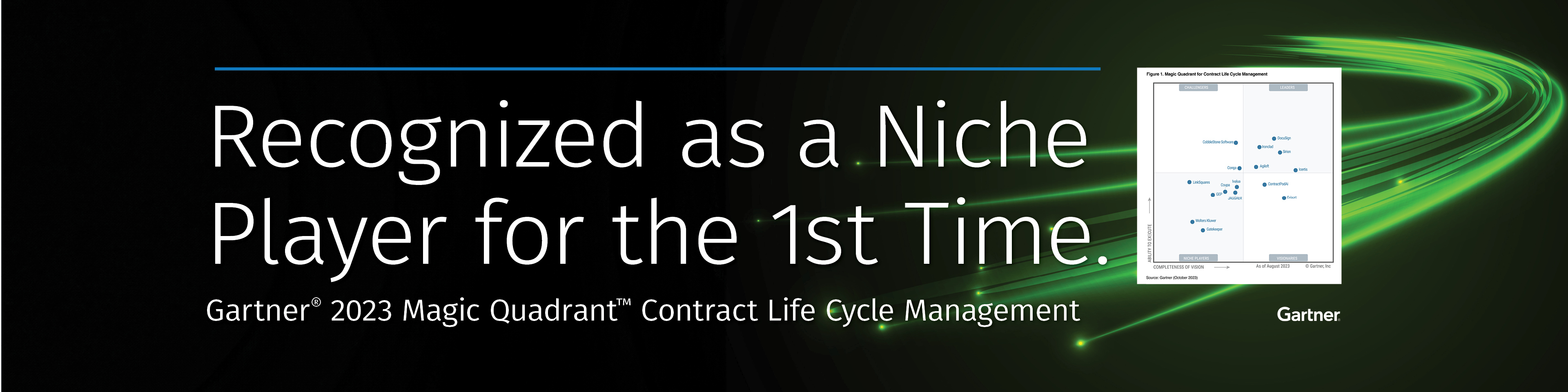 The 2023 Magic Quadrant™ for Contract Life Cycle Management