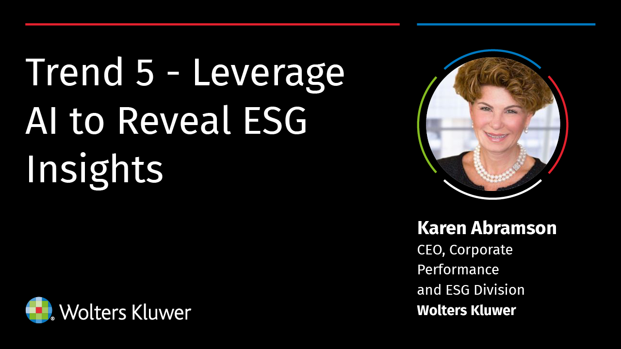 Karen Abramson_Trend5 - Leverage AI to Reveal ESG Insights