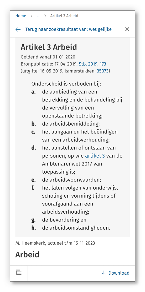 T&C Webapp still verschil 