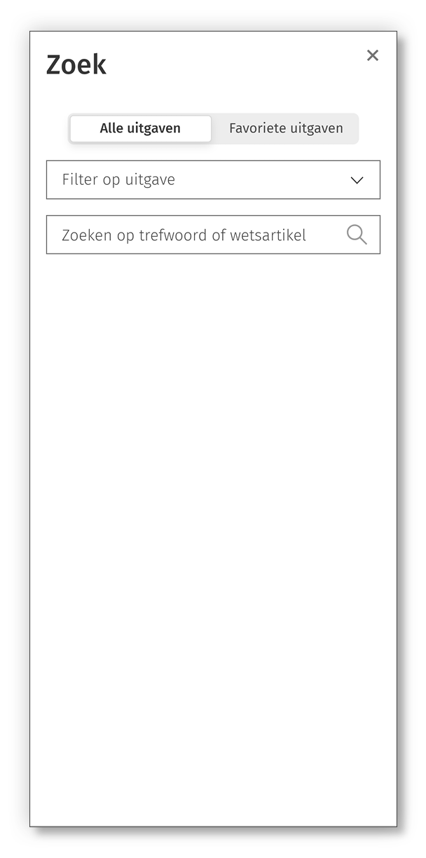 T&C Webapp still Zoekscherm