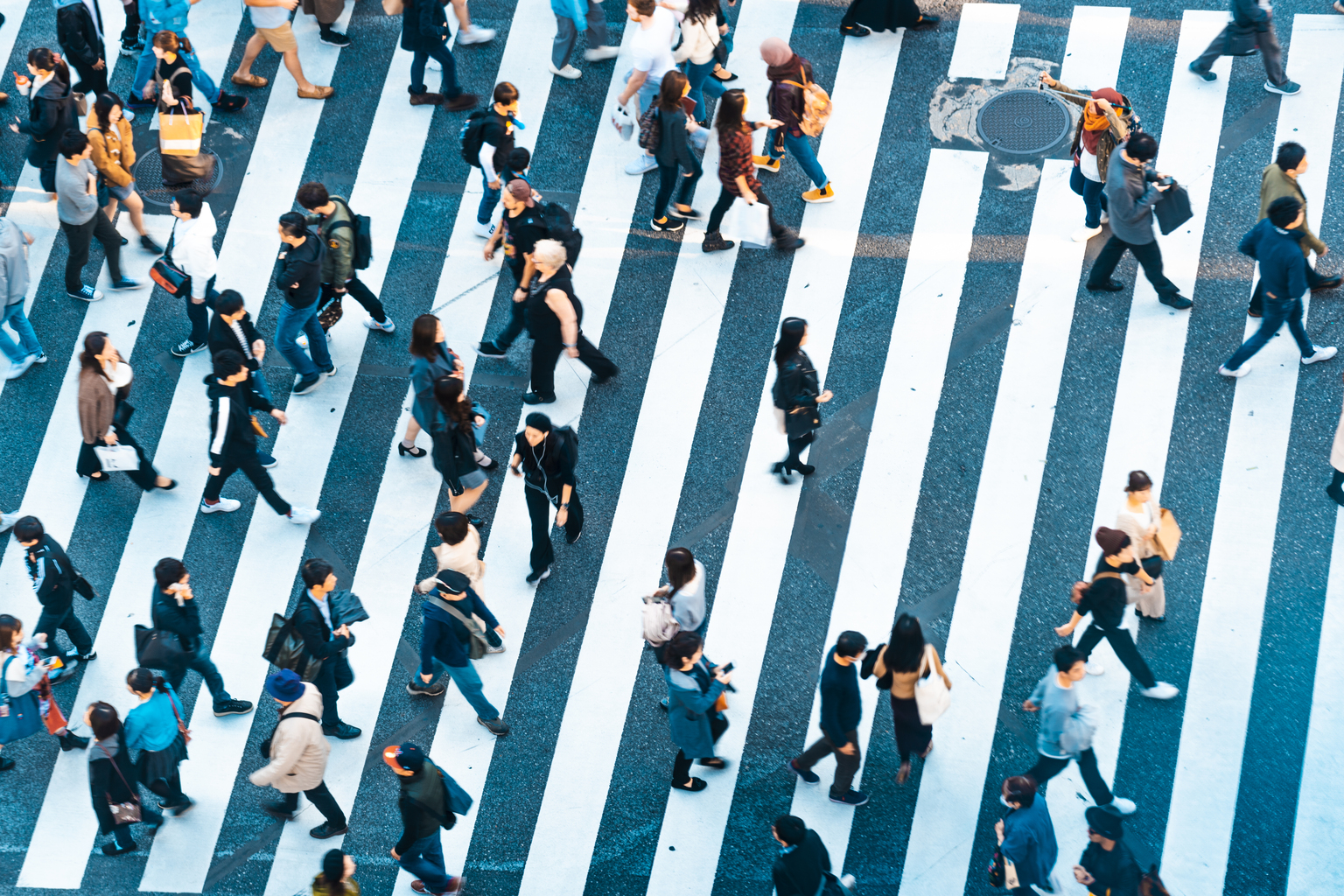 Shibuya crossing in known to be the world's busiest pedestrian crossing