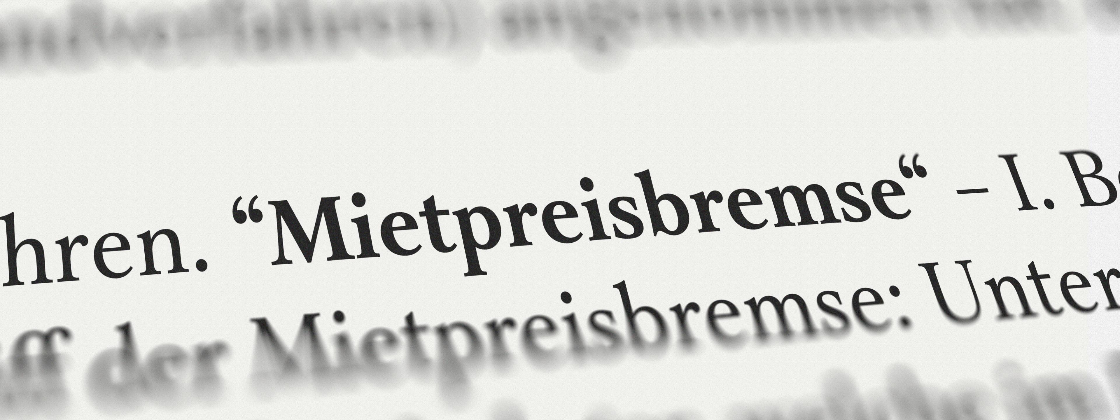 Mietpreisbremse