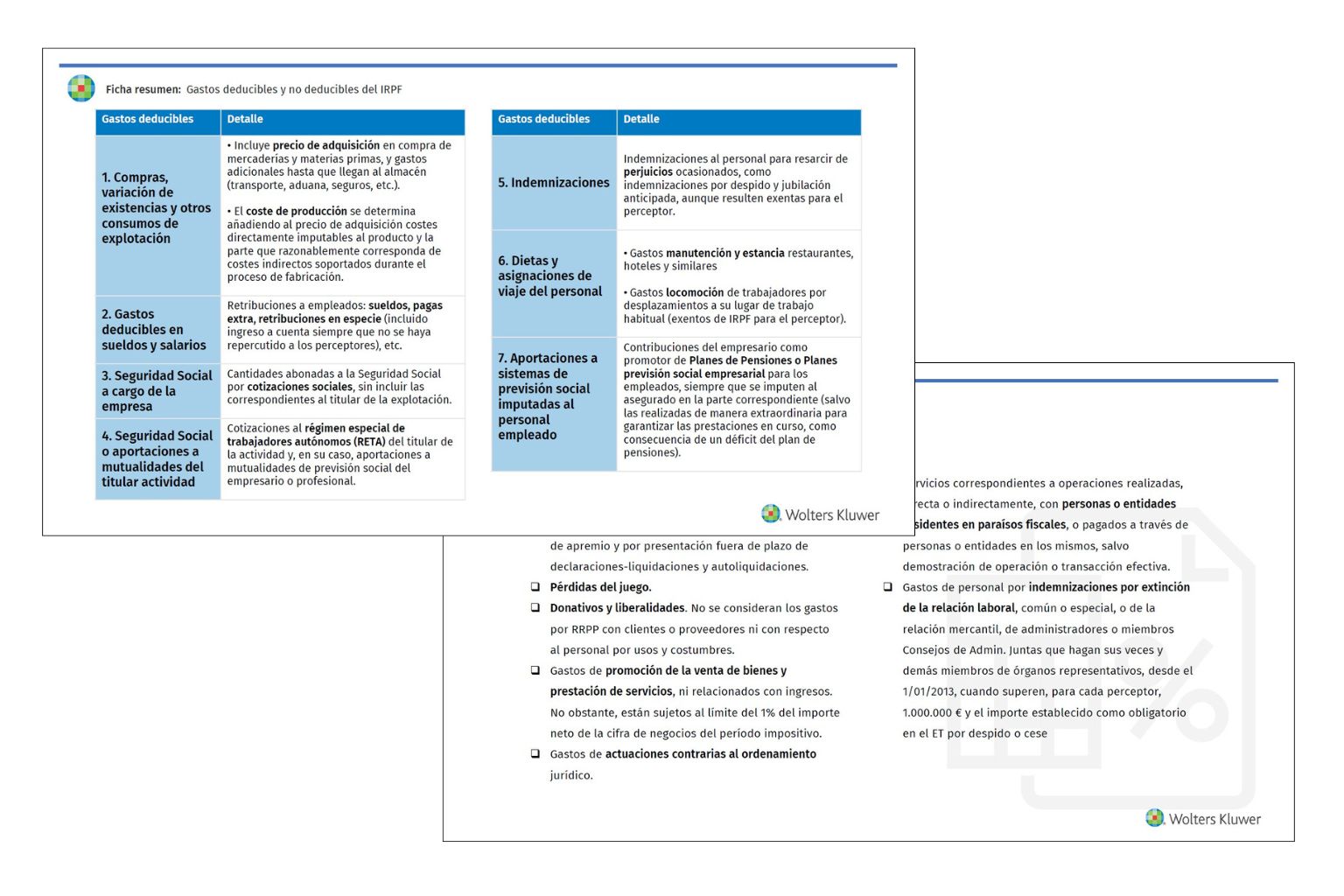 paginas interiores ficha gastos deducibles