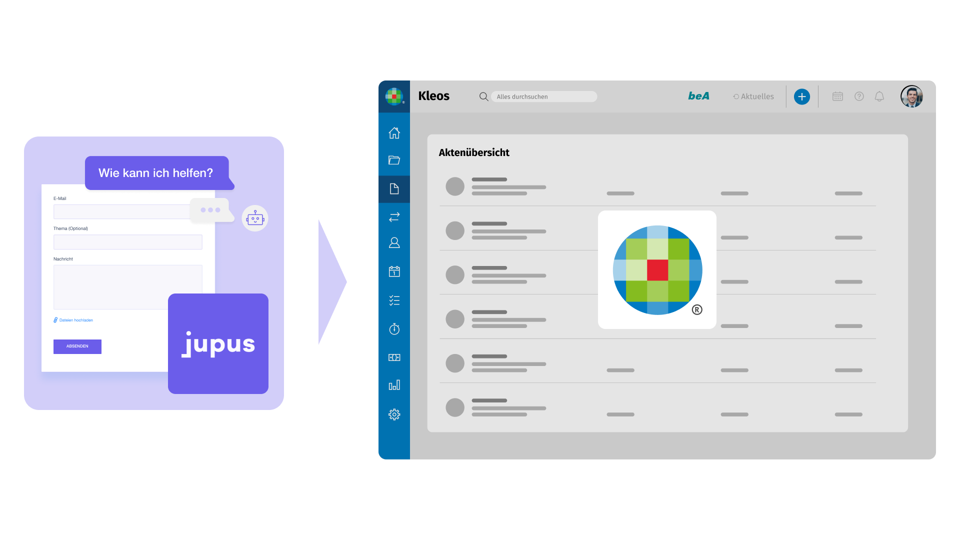 AI/Jupus integration in Kleos