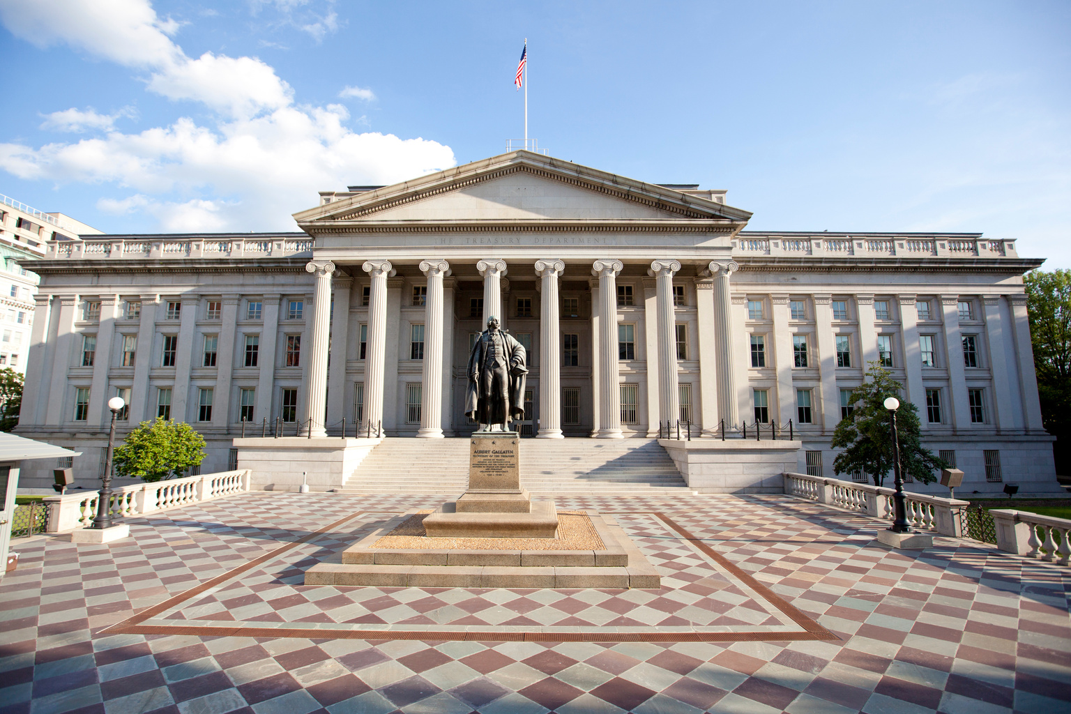 US Treasury building.  Trust CT Corporation with your BOI filings with the US Treasury.