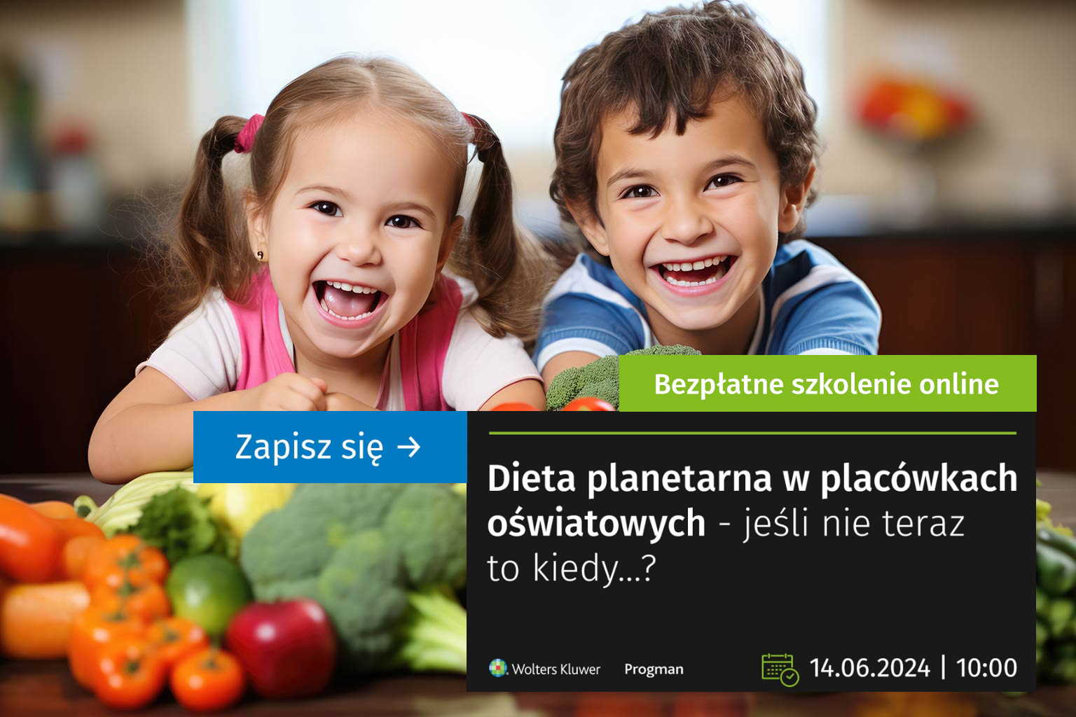 BEZPŁATNE SZKOLENIE ONLINE - Dieta planetarna w placówkach oświatowych - jeśli nie teraz to kiedy...?