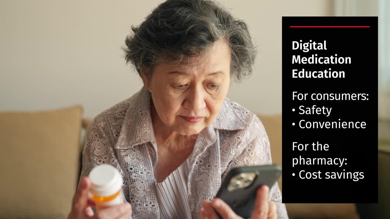 Digital medication education video thumbnail