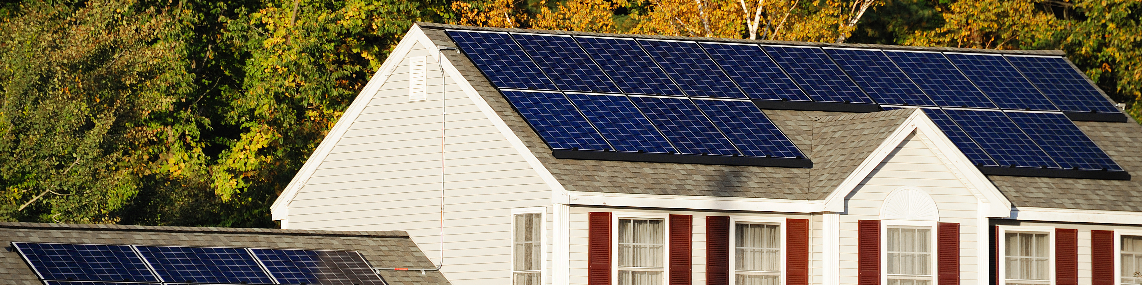 Solar Panels on a House